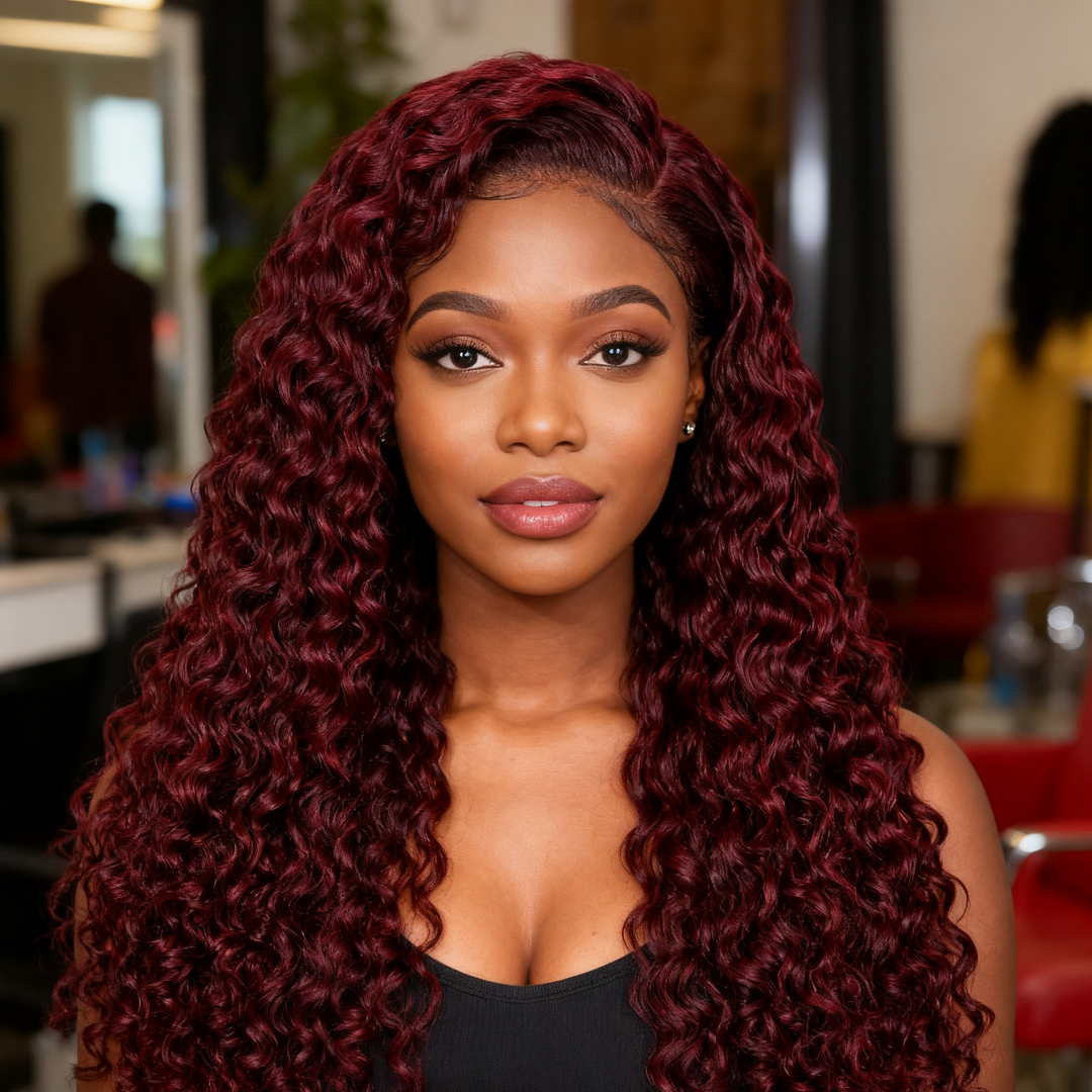 Burgundy Color Wig