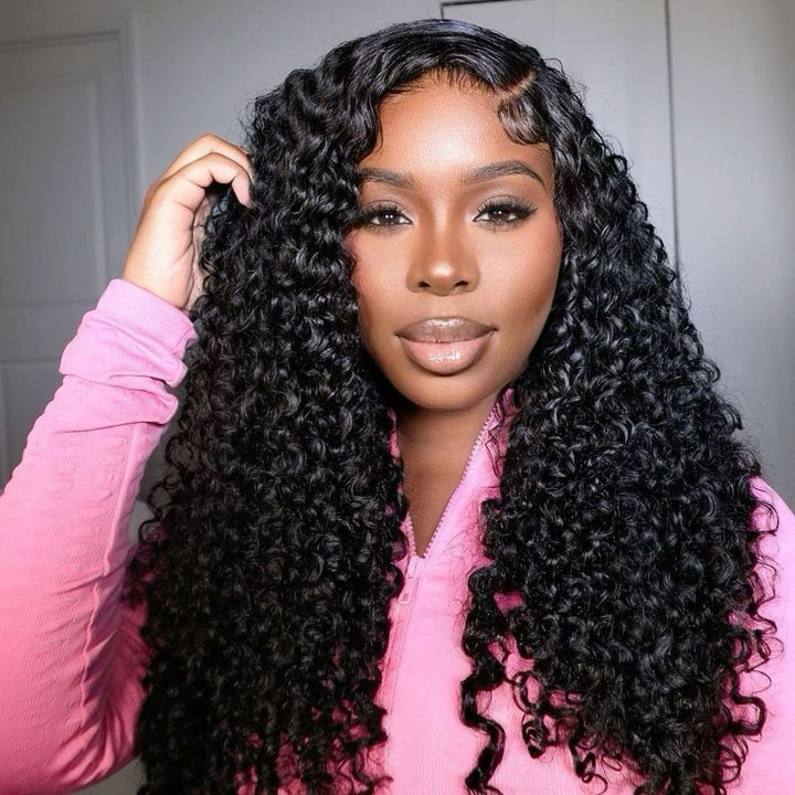 5x5 Burmese Curly HD Lace Frontal Wigs Human Hair Natural Color High Quality 100% Human Hair COD Available