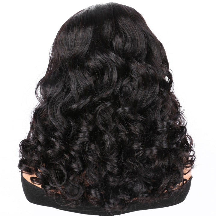 5x5 Bouncy Curly HD Lace Frontal Wigs Human Hair Natural Color High Quality 100% Human Hair COD Available