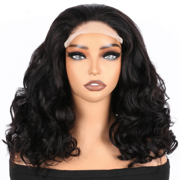 5x5 Bouncy Curly HD Lace Frontal Wigs Human Hair Natural Color High Quality 100% Human Hair COD Available