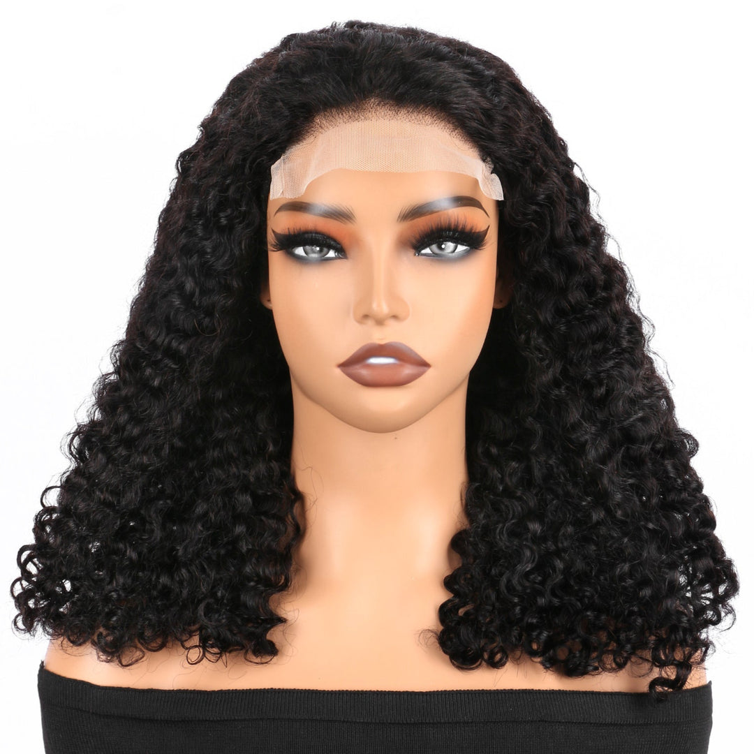 5x5 Burmese Curly HD Lace Frontal Wigs Human Hair Natural Color High Quality 100% Human Hair COD Available
