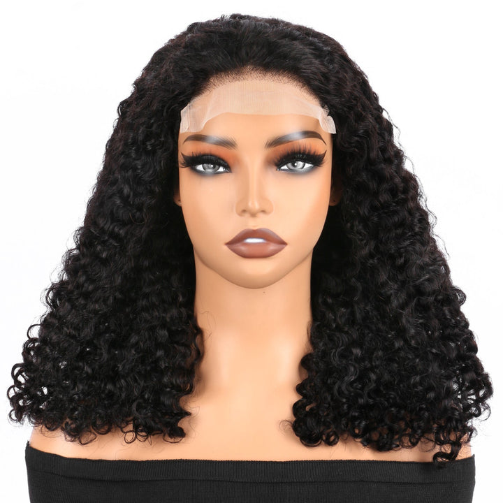 5x5 Burmese Curly HD Lace Frontal Wigs Human Hair Natural Color High Quality 100% Human Hair COD Available