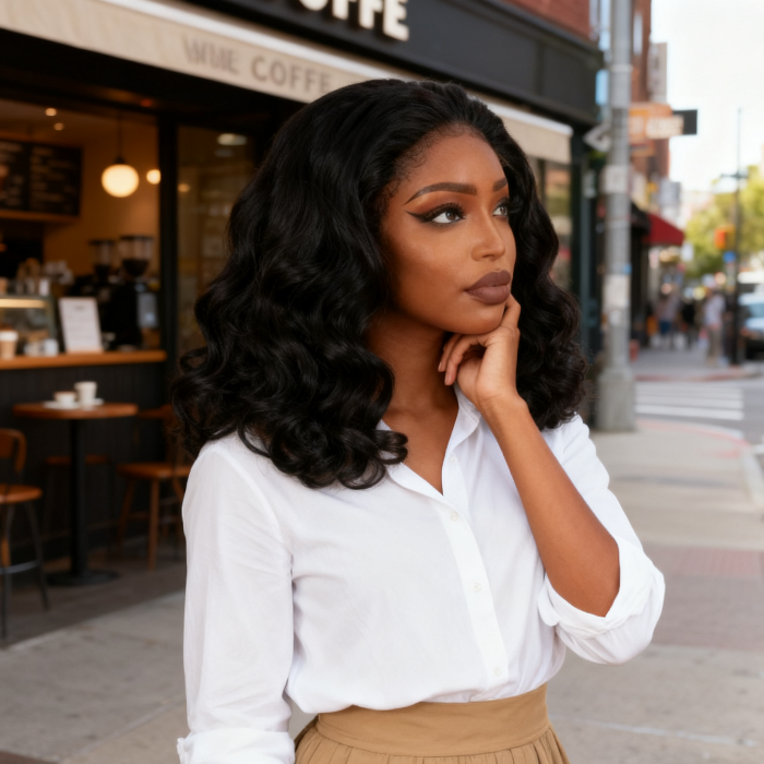 5x5 Bouncy Curly HD Lace Frontal Wigs Human Hair Natural Color High Quality 100% Human Hair COD Available