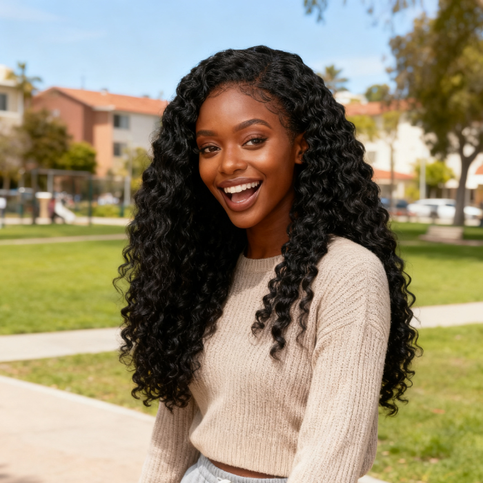 5x5 Burmese Curly HD Lace Frontal Wigs Human Hair Natural Color High Quality 100% Human Hair COD Available