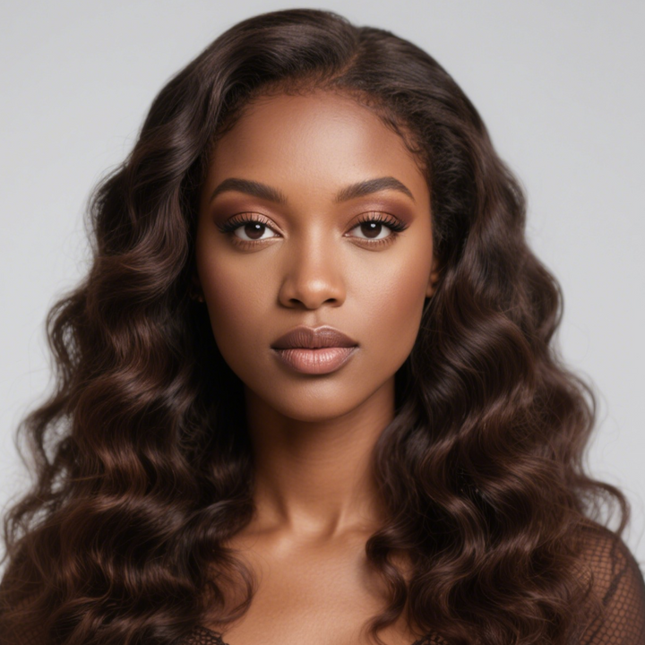 5x5 Bouncy Curly HD Lace Frontal Wigs Human Hair Honey Borwn Color High Quality 100% Human Hair COD Available