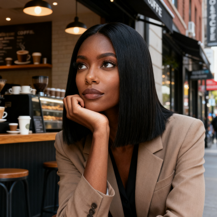 2x6 Silk Straight Bob Lace Frontal Wigs Human Hair Natural Color High Quality 100% Human Hair COD Available