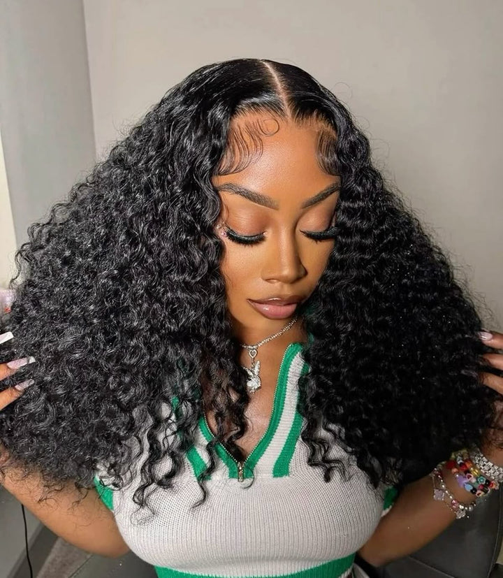 5x5 Burmese Curly HD Lace Frontal Wigs Human Hair Natural Color High Quality 100% Human Hair COD Available