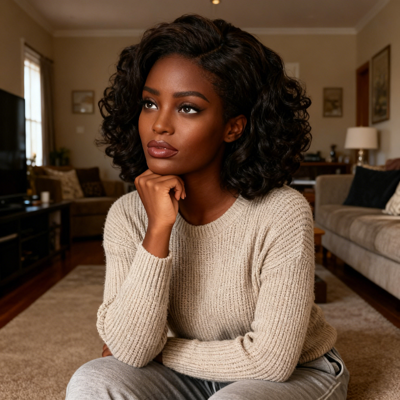 13x4 Lace Wig Short Bouncy Curls 100% Human Hair Top Quality Different Color Available Pay On Delivery