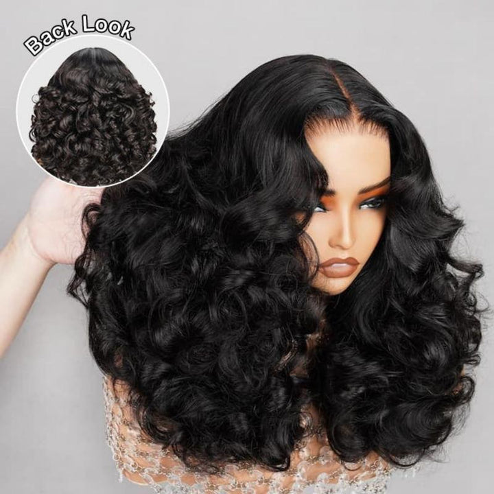 5x5 Bouncy Curly HD Lace Frontal Wigs Human Hair Natural Color High Quality 100% Human Hair COD Available