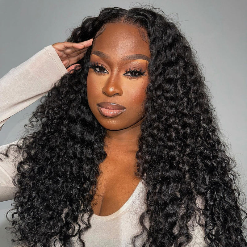 5x5 Burmese Curly HD Lace Frontal Wigs Human Hair Natural Color High Quality 100% Human Hair COD Available