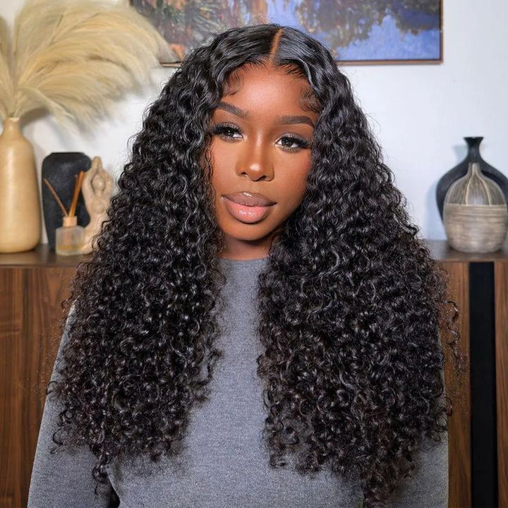 5x5 Burmese Curly HD Lace Frontal Wigs Human Hair Natural Color High Quality 100% Human Hair COD Available