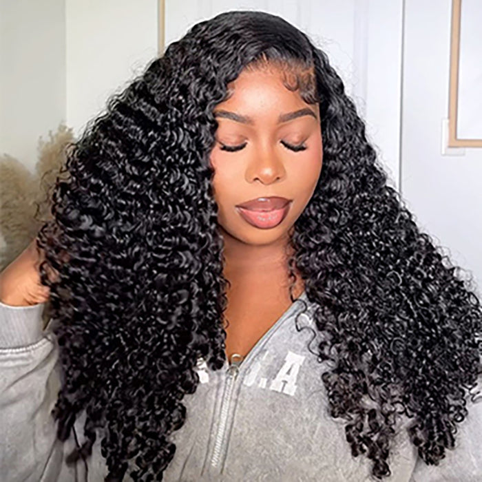 5x5 Burmese Curly HD Lace Frontal Wigs Human Hair Natural Color High Quality 100% Human Hair COD Available