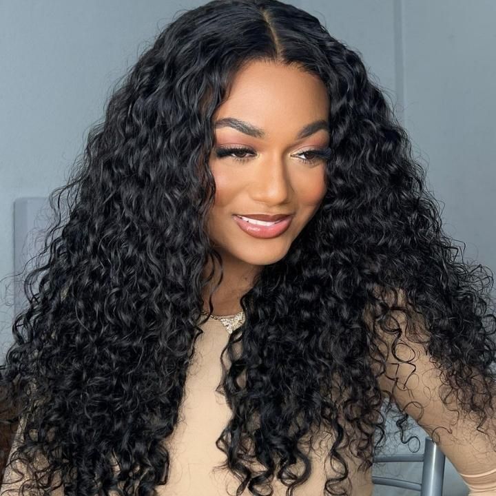 5x5 Burmese Curly HD Lace Frontal Wigs Human Hair Natural Color High Quality 100% Human Hair COD Available