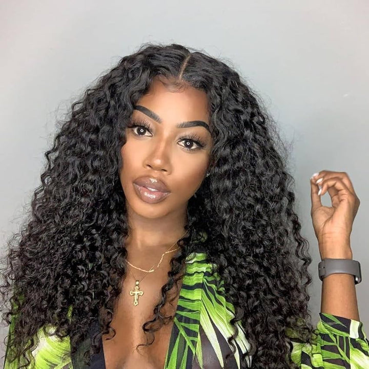 5x5 Burmese Curly HD Lace Frontal Wigs Human Hair Natural Color High Quality 100% Human Hair COD Available