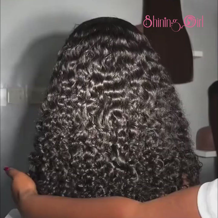 5x5 Burmese Curly HD Lace Frontal Wigs Human Hair Natural Color High Quality 100% Human Hair COD Available